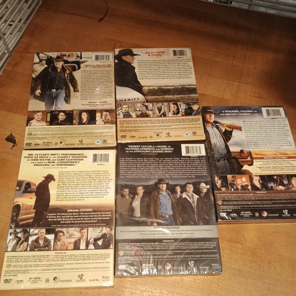 Longmire The TV Series Season 1-5 DVD Box Set Collection - Picture 3 of 3